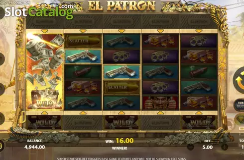 Скрин5. El Patron (StakeLogic) слот