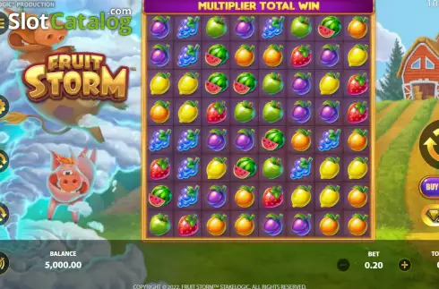 Скрин3. Fruit Storm (StakeLogic) слот