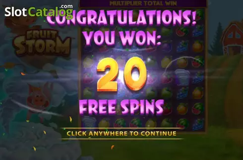 Скрин7. Fruit Storm (StakeLogic) слот