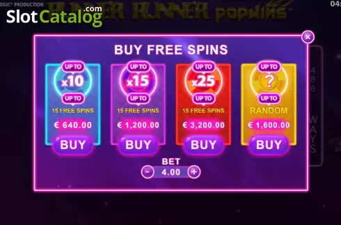 Скрин4. Runner Runner Popwins слот