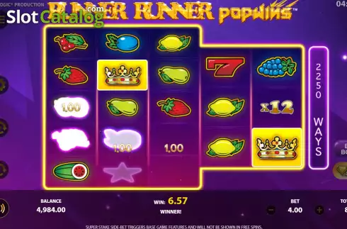 Скрин5. Runner Runner Popwins слот
