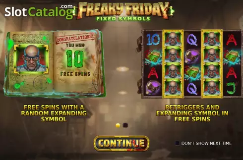 Скрин2. Freaky Friday Fixed Symbols слот