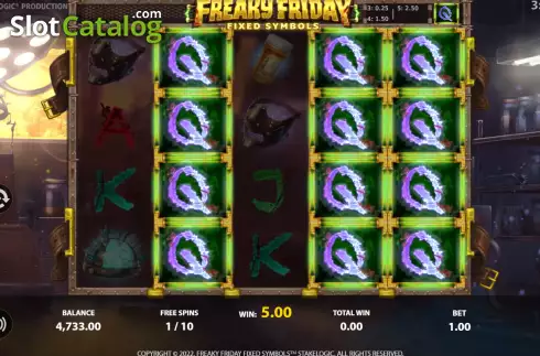Скрин8. Freaky Friday Fixed Symbols слот