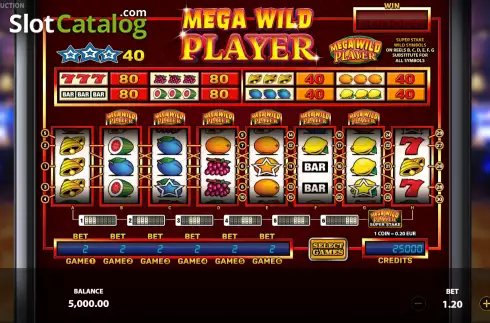 Скрин2. Mega Wild Player слот
