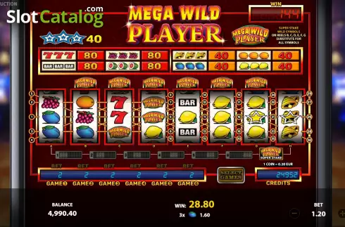 Скрин5. Mega Wild Player слот