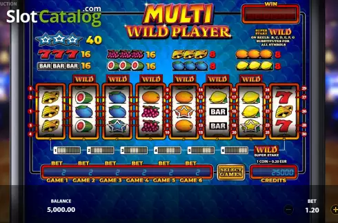 Скрин2. Multi Wild Player слот