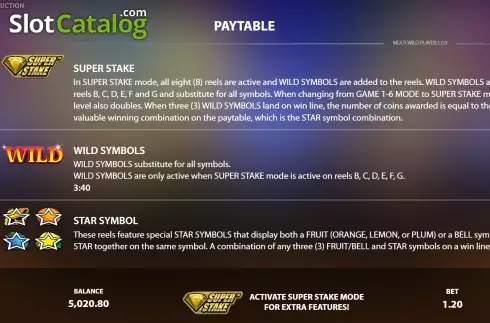 Скрин6. Multi Wild Player слот