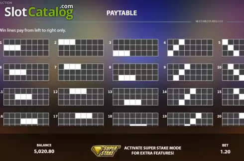 Скрин8. Multi Wild Player слот