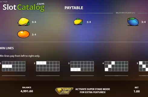 Скрин8. Wild Player 4 Player слот