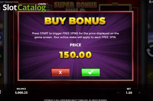 Скрин6. Super Bonus Wild слот