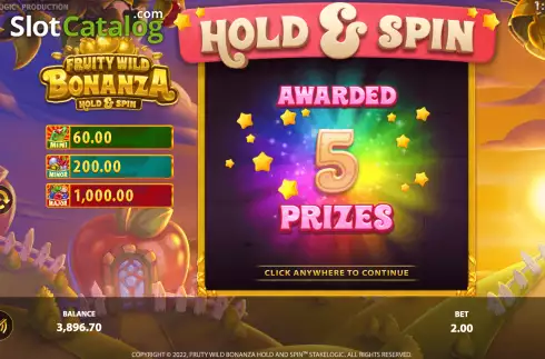 Скрин7. Fruity Wild Bonanza Hold and Spin слот