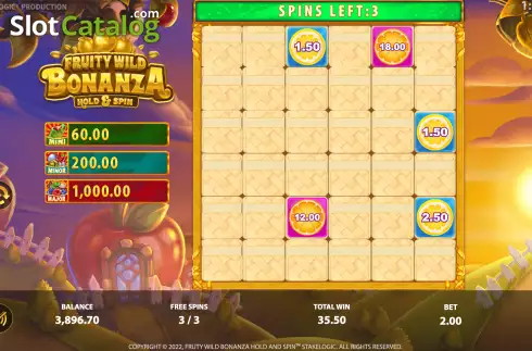 Скрин8. Fruity Wild Bonanza Hold and Spin слот