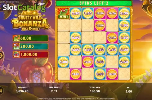 Скрин9. Fruity Wild Bonanza Hold and Spin слот