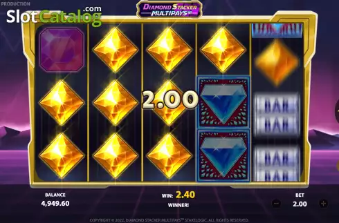 Скрин6. Diamond Stacker Multipays слот