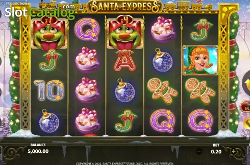 Скрин3. Santa Express слот