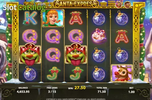Скрин9. Santa Express слот