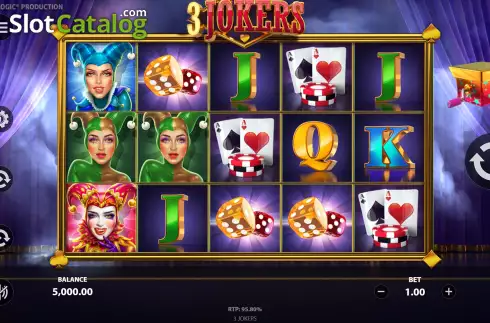 Скрин3. 3 Jokers слот