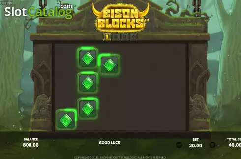 Скрин4. Bison Blocks слот
