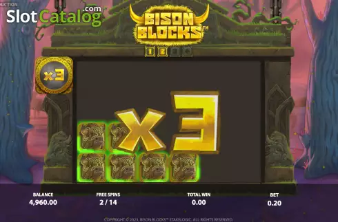 Скрин8. Bison Blocks слот