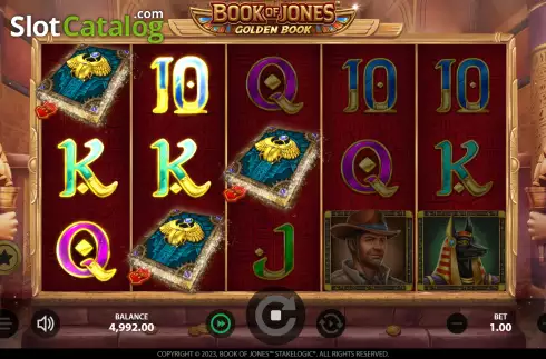 Скрин7. Book of Jones Golden Book слот