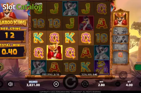 Скрин7. Kangaroo King слот