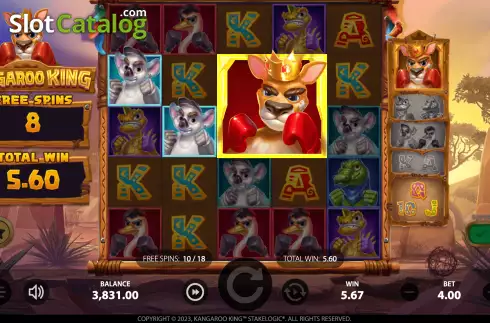 Скрин8. Kangaroo King слот