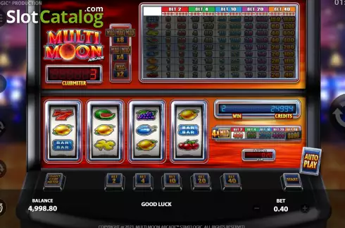Скрин2. Multi Moon Arcade слот