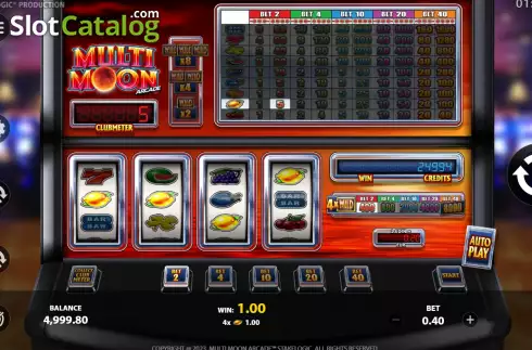Скрин3. Multi Moon Arcade слот
