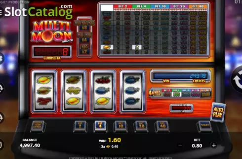 Скрин4. Multi Moon Arcade слот