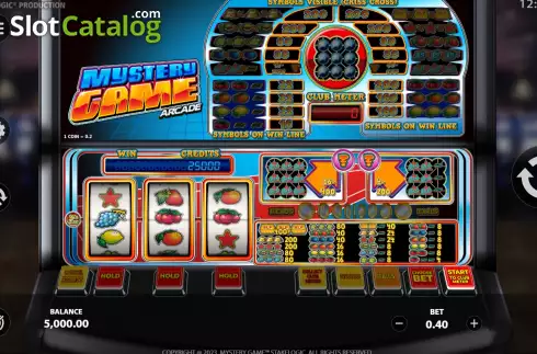 Скрин2. Mystery Game Arcade слот