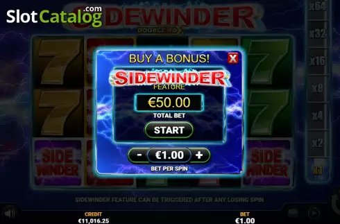 Скрин5. Sidewinder DoubleMax слот