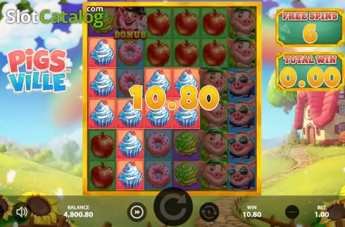 Скрин9. PigsVille слот