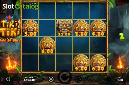 Скрин9. Tiki Tiki Hold 'n' Win слот