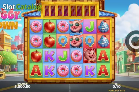 Скрин2. Piggy Town слот