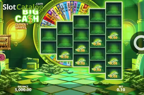 Скрин2. Big Cash Super Wheel слот