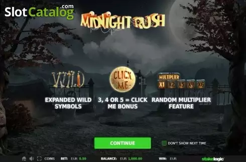 Скрин2. Midnight Rush слот