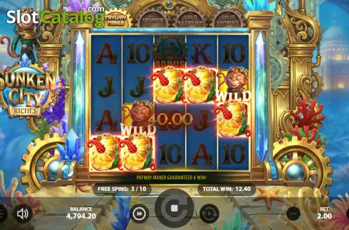 Скрин3. Sunken City Riches слот