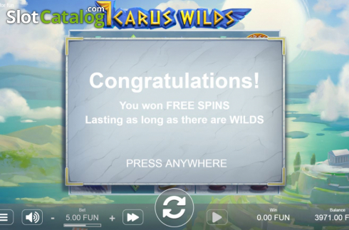 Скрин6. Icarus Wilds слот