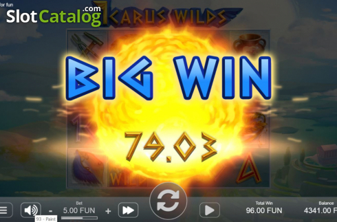Скрин7. Icarus Wilds слот