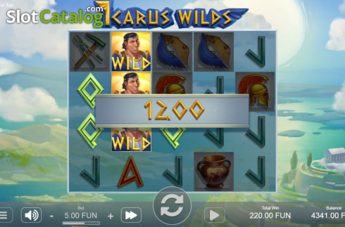 Скрин8. Icarus Wilds слот