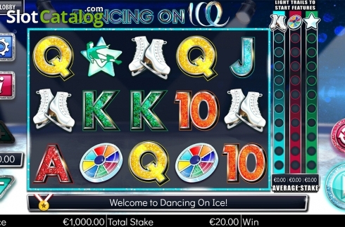 Скрин2. Dancing on Ice слот