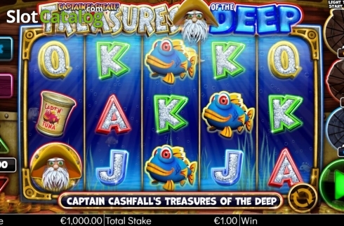 Скрин3. Captain Cashfall's Treasures of the Deep слот