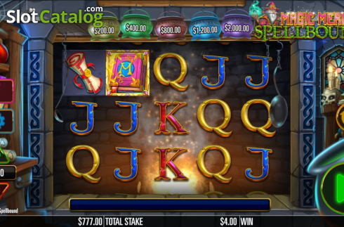 Скрин3. Magic Merlin: Spellbound слот