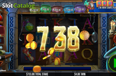 Скрин5. Magic Merlin: Spellbound слот