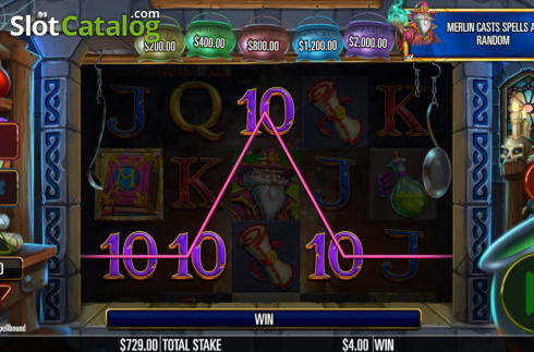 Скрин6. Magic Merlin: Spellbound слот