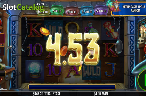 Скрин7. Magic Merlin: Spellbound слот