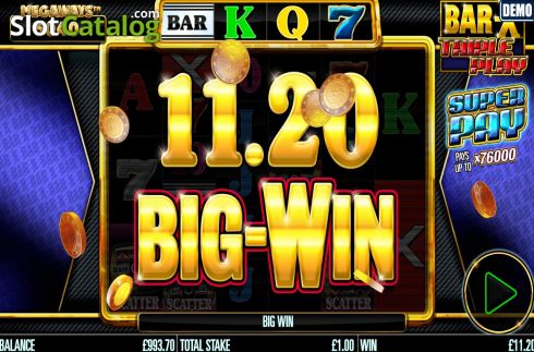 Скрин7. Bar-X Triple Play Megaways слот