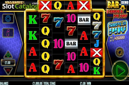 Скрин3. Bar-X Triple Play Megaways слот