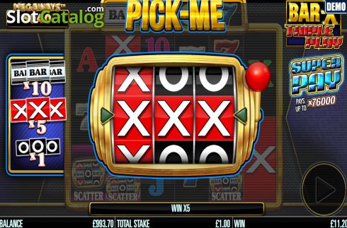 Скрин6. Bar-X Triple Play Megaways слот