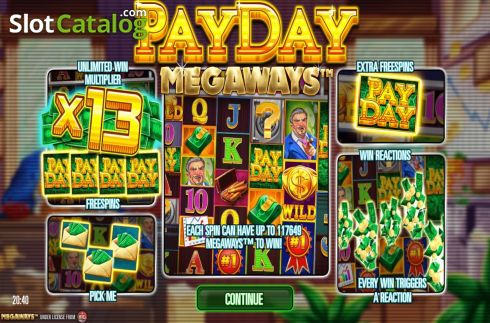 Скрин2. Payday Megaways слот